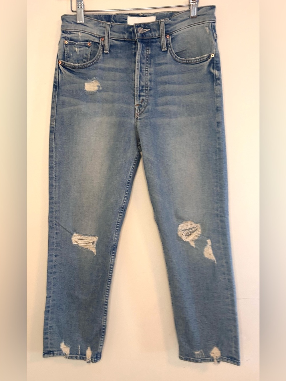 Mother Superior The Tomcat The Confession Jeans distressed jean light stretch 28